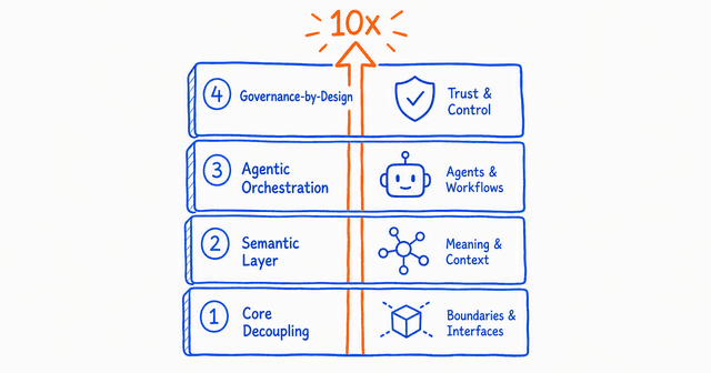 The 10x Stack: The Architecture Banks Need Before AI Can 10x Anything